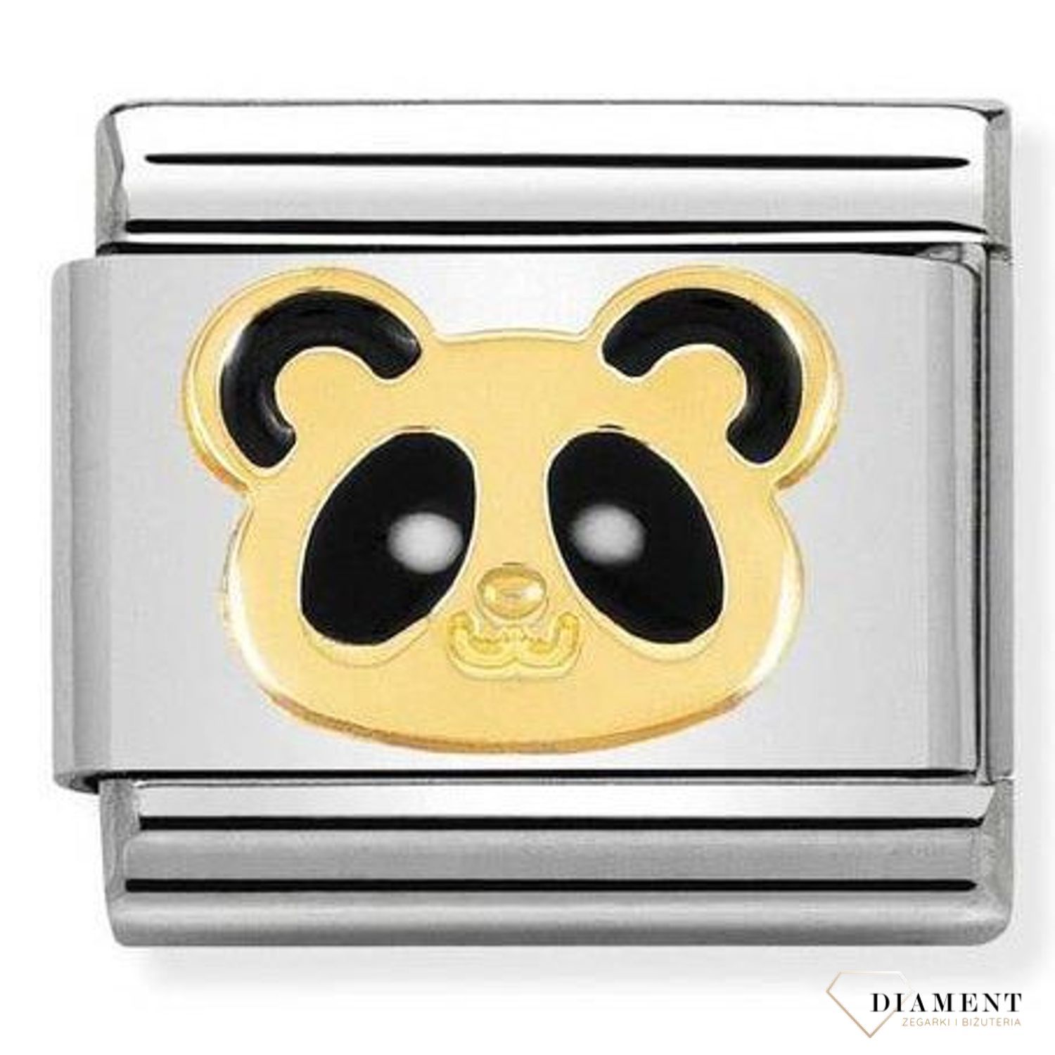 Nomination - Link 18K Gold 'Panda Face' 030248 18 biżuteria nomination nomination zawieszki nominatiom baza.jpg